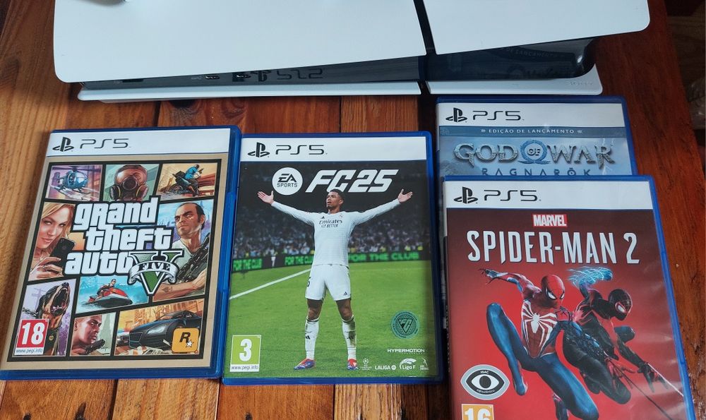 PS5 1TB com leitor CD como nova