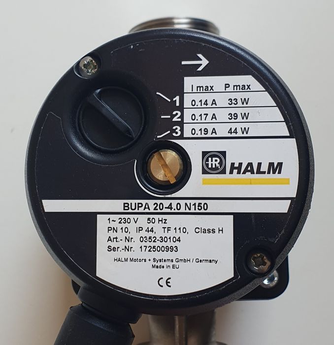 Циркуляционный насос HALM BUPA 20-4.0 N 150 (Новый)