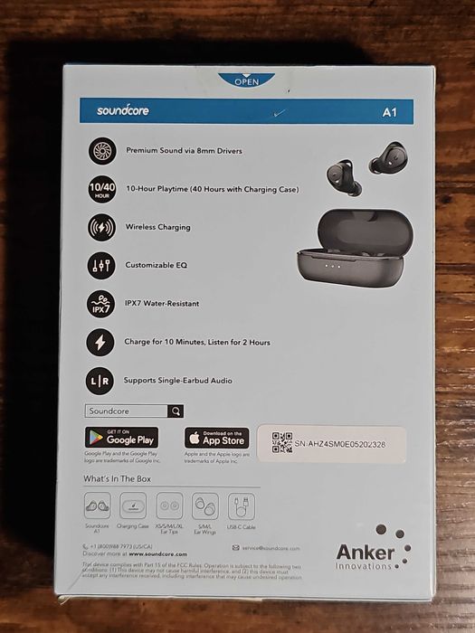 Soundcore Life A1 słuchawki douszne Bluetooth, bezprzewodowe