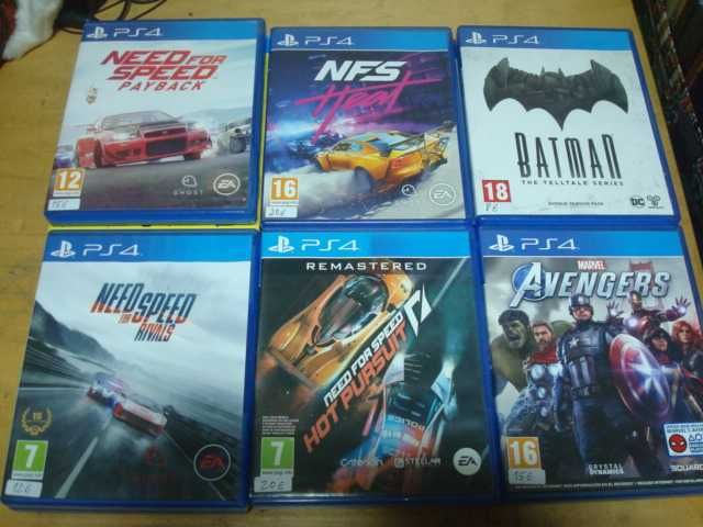 lote 10 jogos ps4 playstation 4 need for speed etc