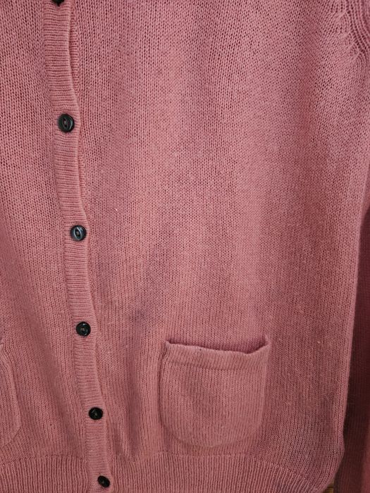 Miękki sweter/kardigan z angorą r M/38/10