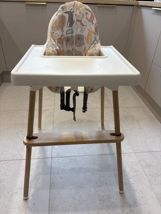 Krzesełko do karmienia IKEA Antilop z podnóżkiem