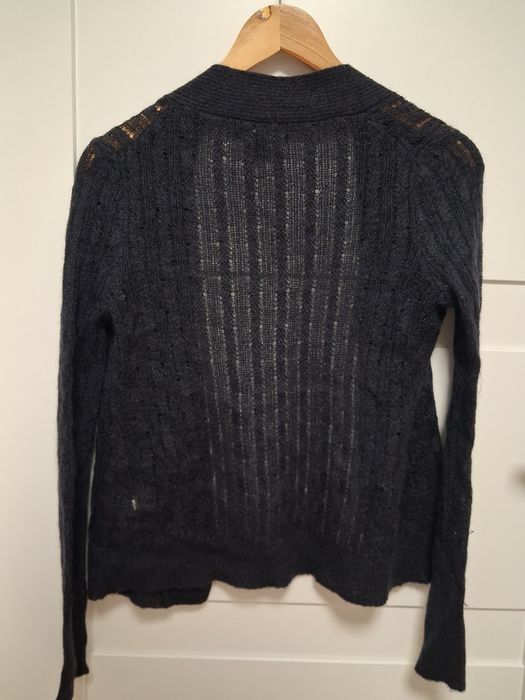 Banana Republic kardigan damski welna moher granatowy S