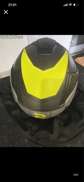 Capacete HJC com auricular