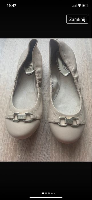 Baleriny damskie Ralph Lauren