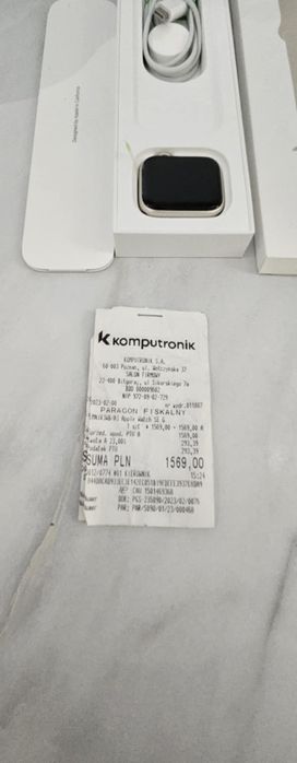 Apple Watch SE 44mm jak nowy kilka razy założony! Odbiór osobisty