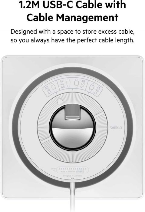 Док-станція для Apple Watch Belkin BOOST CHARGE PRO + Apple Power adapter