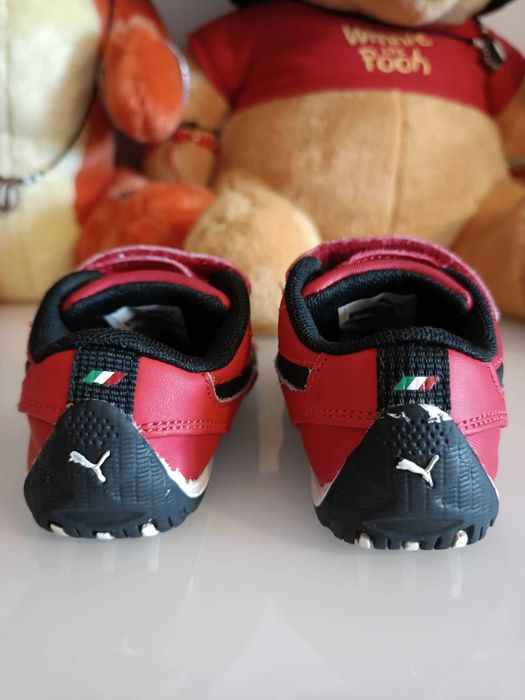 Sapatilhas vermelhas Puma Ferrari originais, n.º 22