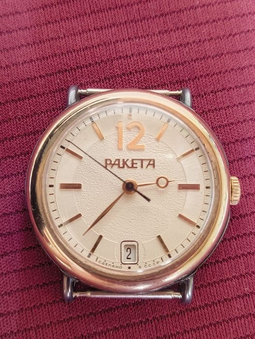 Годинник наручний ракета. Часы наручные ракета,ссср.