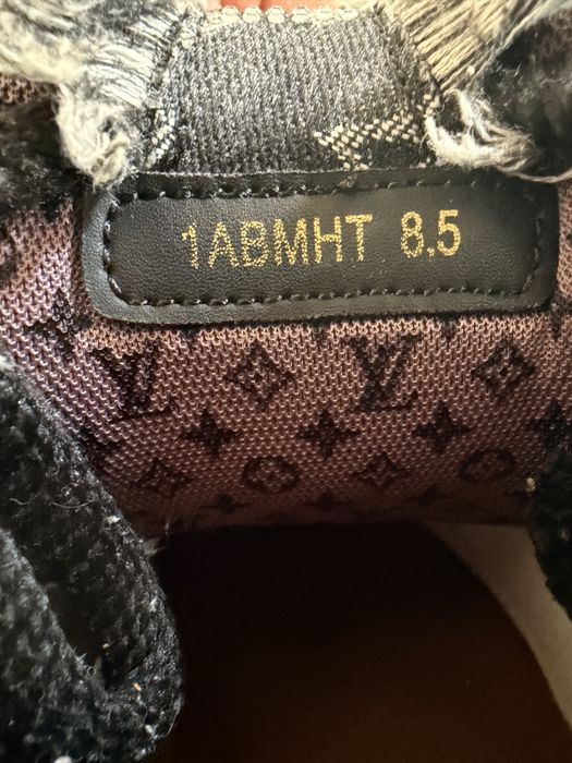 Louis vuitton skate denim black