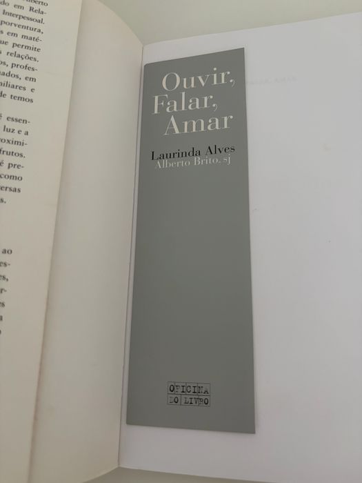 Livro Ouvir, Falar, Amar - Laurinda Alves