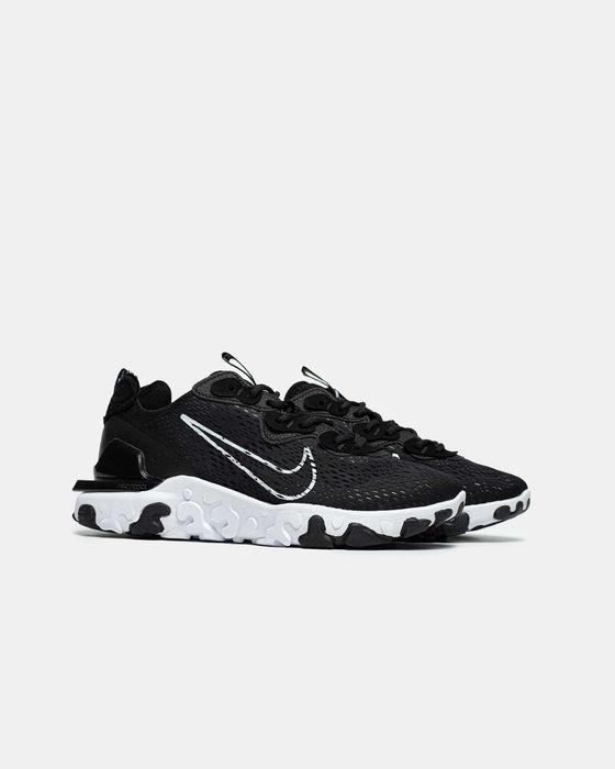 Чоловічі кросівки Nike React Vision "Black/White" v2. Розміри 40-45