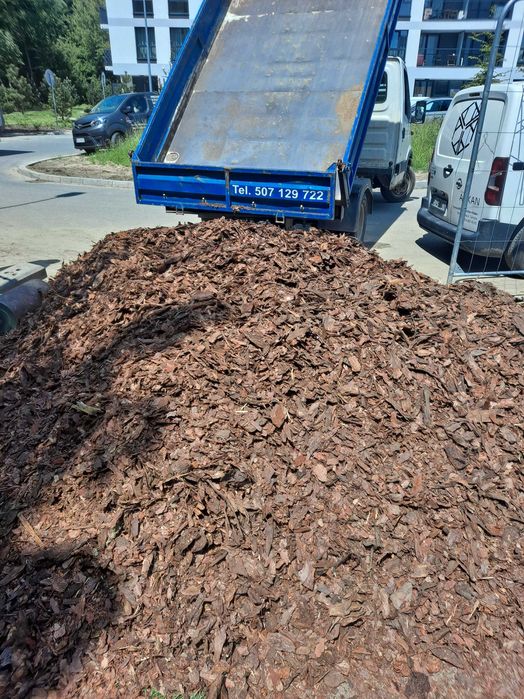 Kora sosnowa ozdobna ogrodowa, do ogrodu, luzem, mała wywrotka Kraków