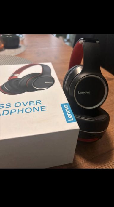 Słuchawki nauszne Lenovo HD200 – przewodowe z mozliwoscia bluetooth