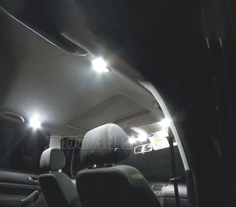 KIT COMPLETO 8 LAMPADAS LED INTERIOR LUZ DE LEITURA PARA SEAT IBIZA IV MK4 6L 02-08