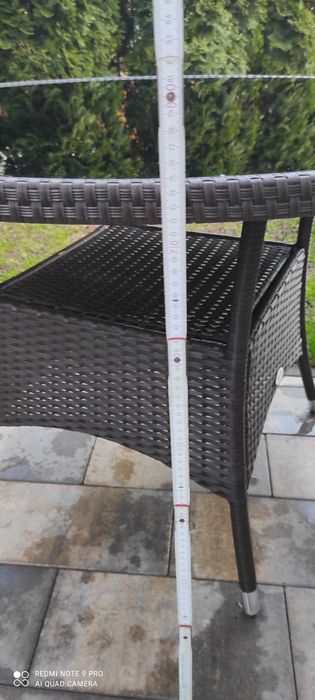 Stół ogrodowy z technorattanu