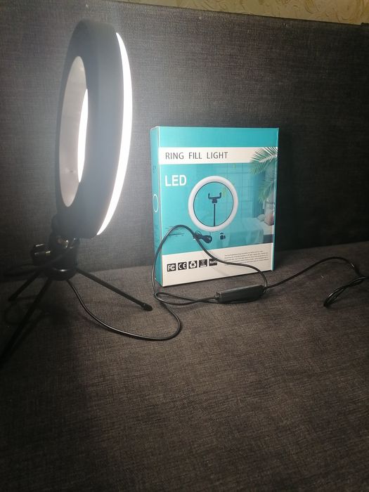 Кольцевая лампа 16см Led USB