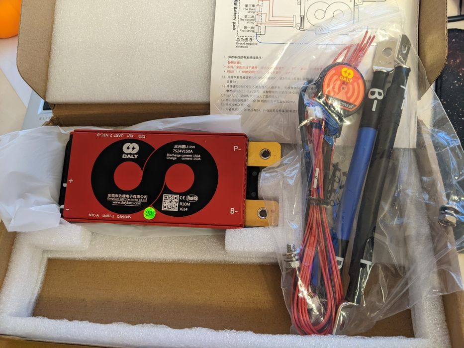 Daly Smart BMS LiIon 7S 24v 150A Bluetooth