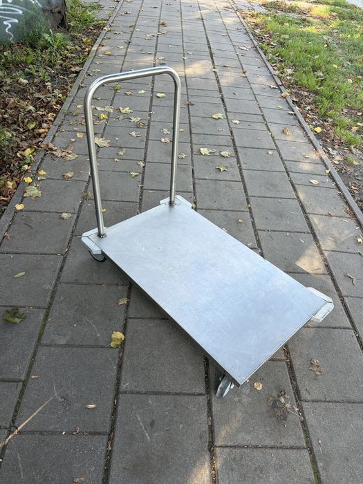 Wózek transportowy - Platforma - Stal kwasowa [nierdzewna]