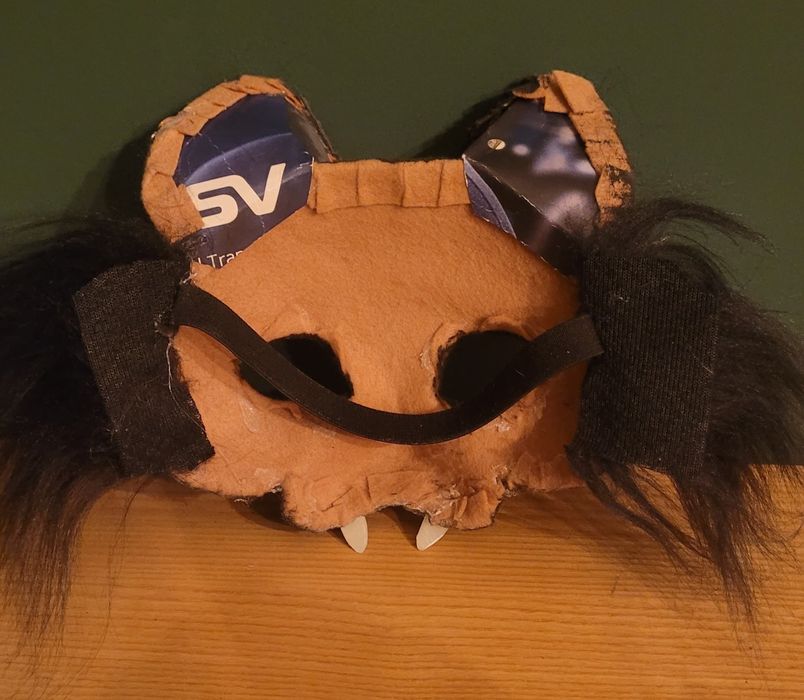 Maska therian / mroczny kot