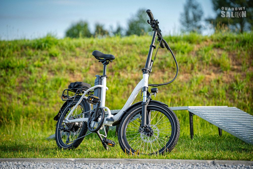 Rower Elektryczny Składak Barton E-Fold Mini 3.0 mocny składany do miasta