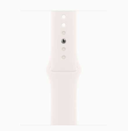PROMOÇÃO - Apple Watch Series 11 GPS + Cellular, Caixa em alumínio rosa dourado de 42 mm com Bracelete desportiva rosa leve - S/M - Novo(Caixa Selada)