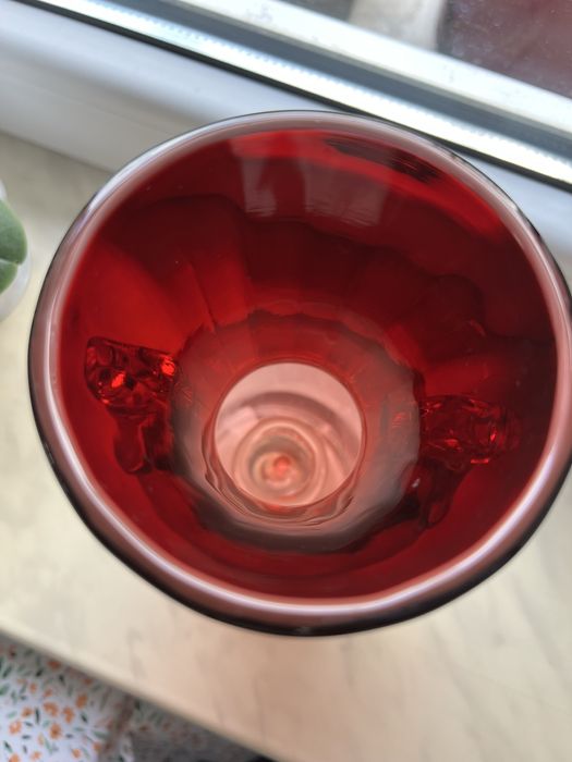 Amfora Tarnowiec PRL kolorowe szkło