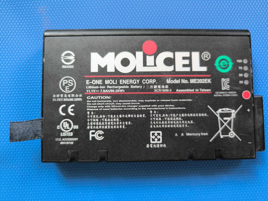 аккумуляторная батарея MOLICEL ME202EK 11,1 В 7800 мА