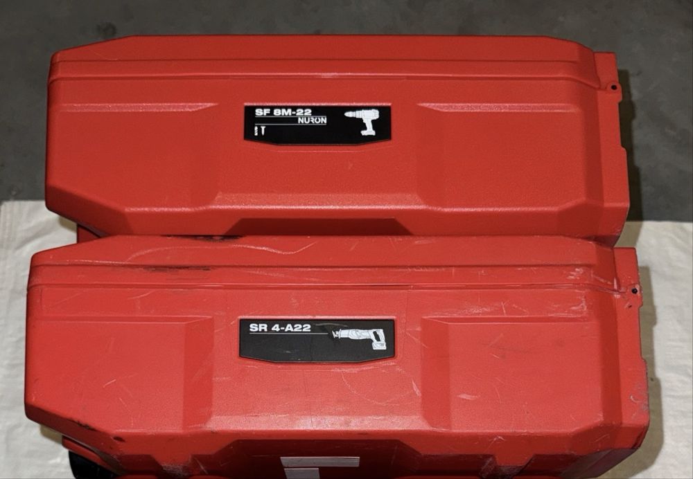 NOWA walizka Hilti - modele: SF 8M-22, SID 6-22, AG 5D-22, SC 4MR-22