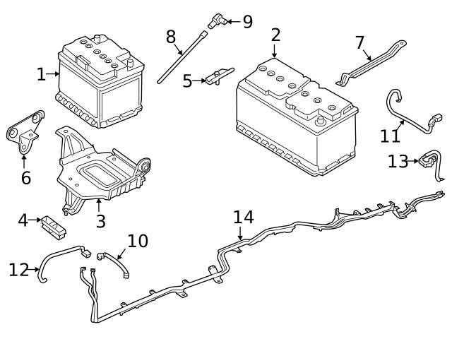 Силовой провод АКБ Bmw X7  ( 61128798402 )