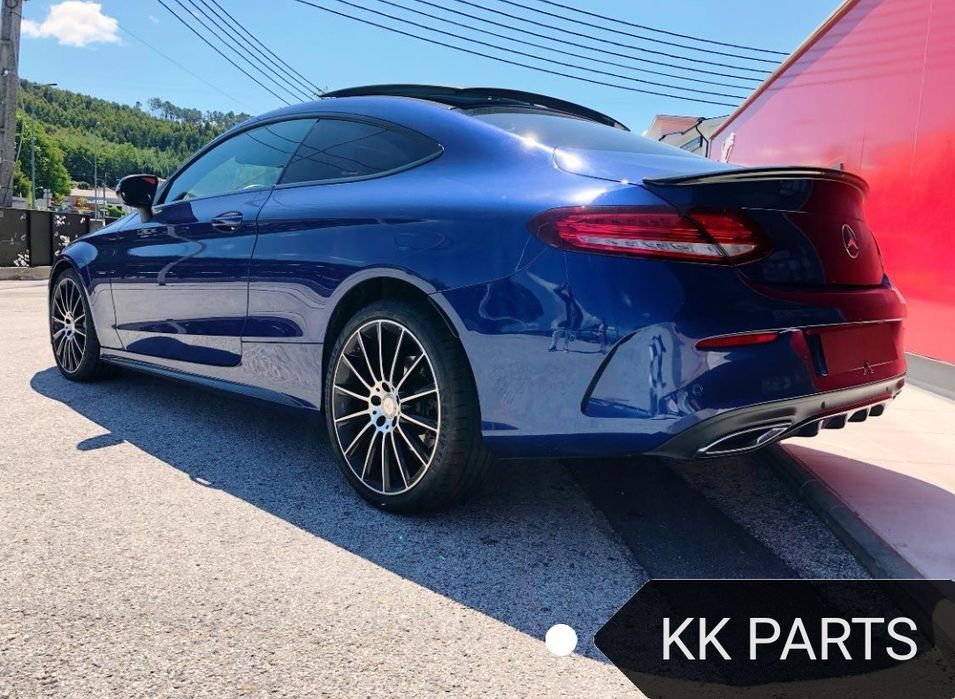 LIP SPOILER AILERON MERCEDES-BENZ C63 AMG W205 CARBONO/PRETO