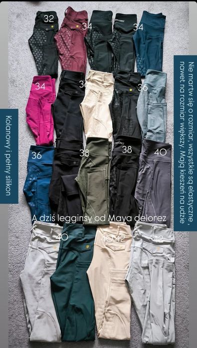 Breginsy bryczesy Maya delorez XXS-Xl