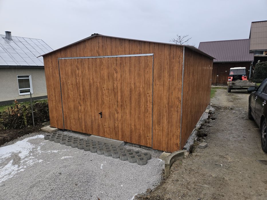 Garaz blaszany 3x5 1 gat oraz 2 gat różne rozmiary szybkie terminy
