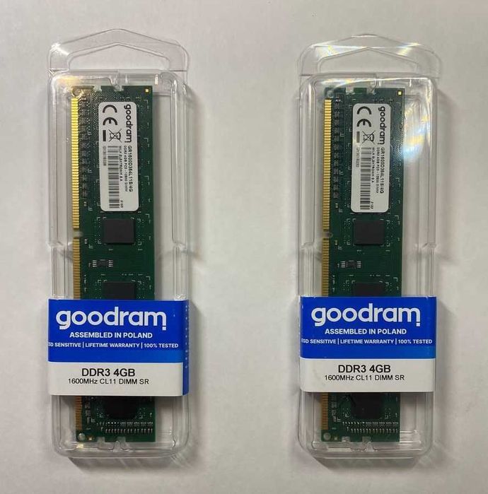 Оперативна памʼять Goodram 4 GB DDR3-1600 PC3-12800