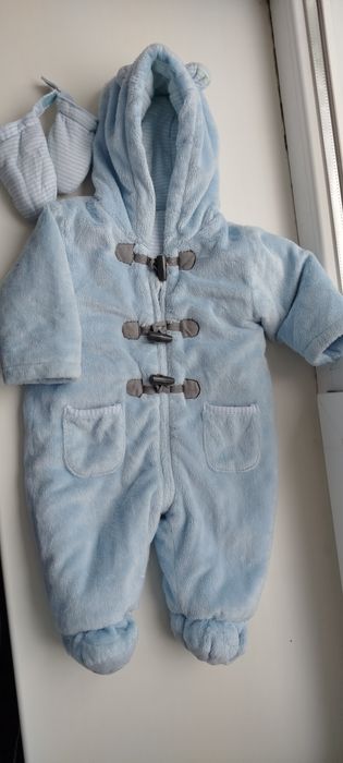 Комбінезон зимовий м'ягенький, 0-3 міс