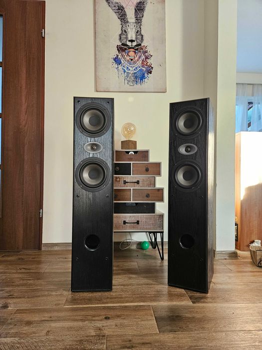 OKAZJA Glosniki kolumny podłogowe duńskie stereo Eltax Experience
