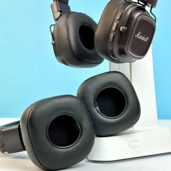 Навушники безпровідні Marshall major 4 з лед. Колір чорний