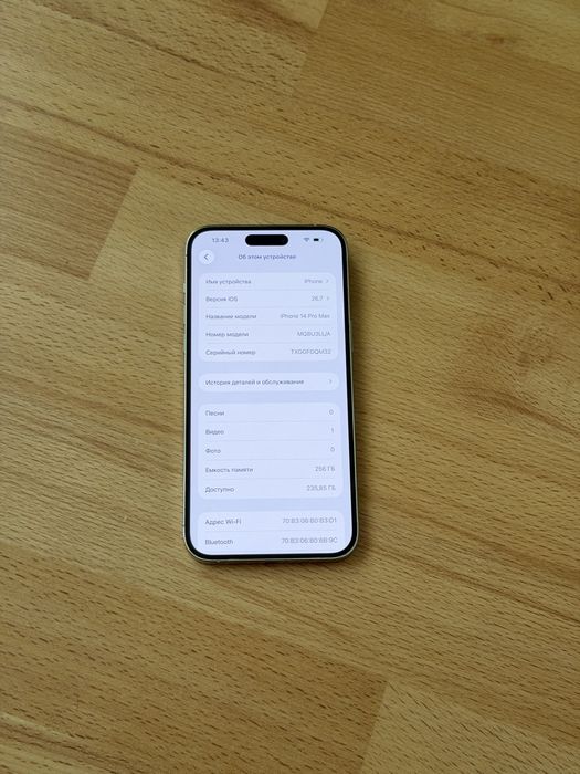 iPhone 14 Pro Max 256 GB Silver