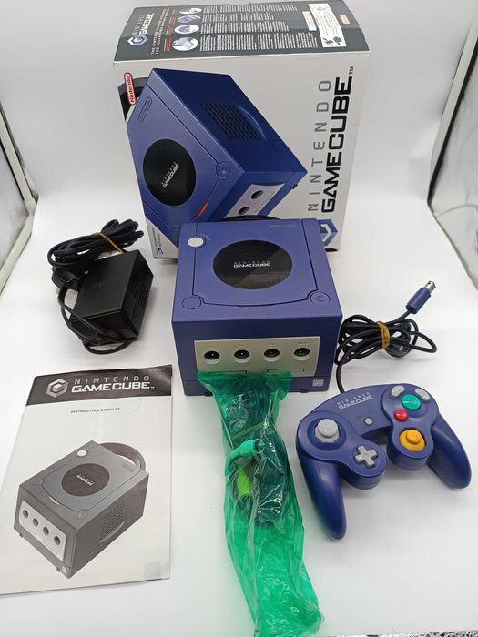 Konsola Nintendo Gamecube DOL-001 - pad - Karton Box - Instrukcja