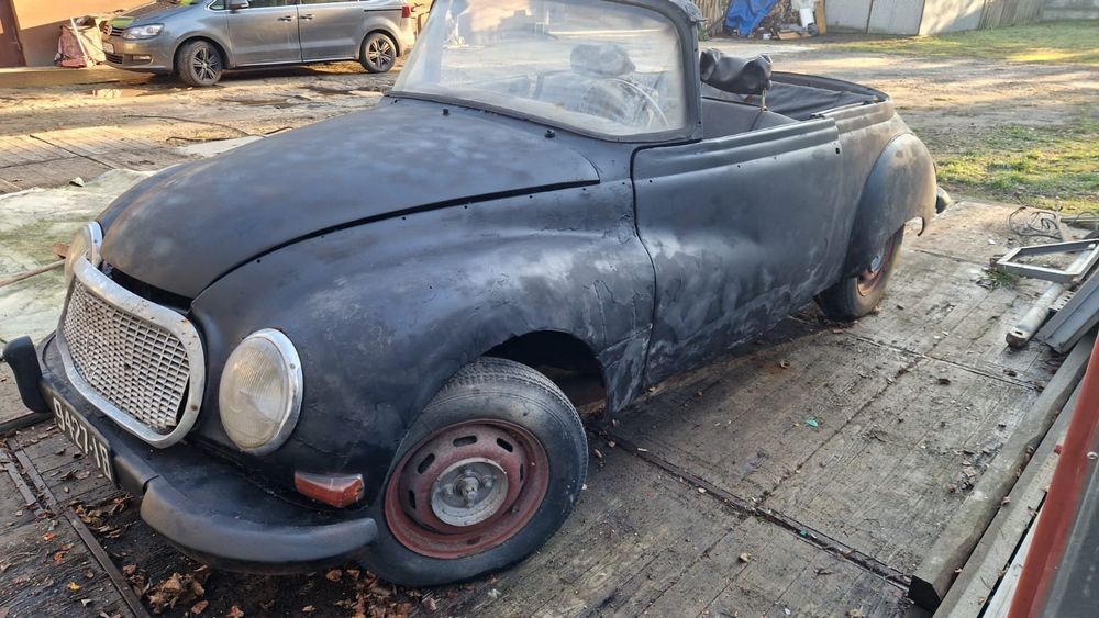 Auto union 1000s cabrio DKW Audi 1961r zabytek do renowacji części