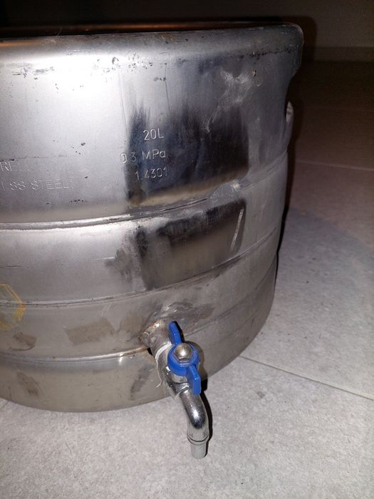 Barril de Inox 20L c/ torneira