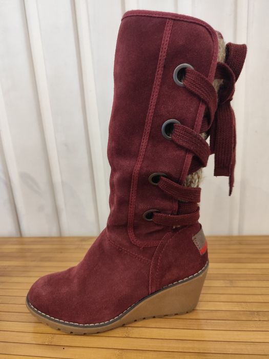 чоботи зимові замшеві