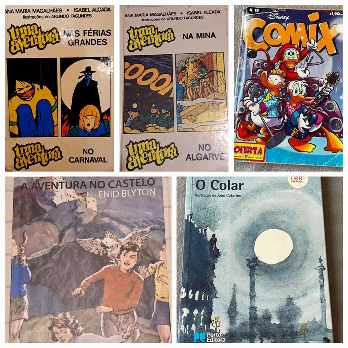 Vários livros juvenis