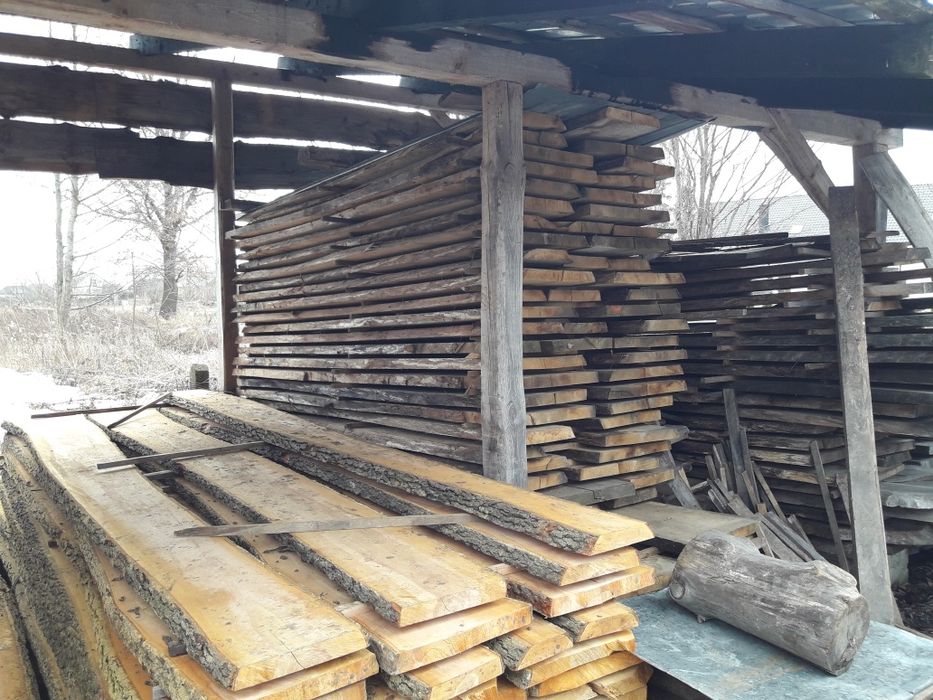 Deski tarcica dąb sosna olcha jesion wiąz czereśnia 27, 40, 50, 70 mm.