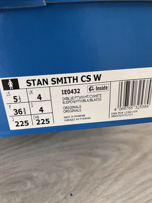 Кеди Adidas stan smith sc w натуральна замша