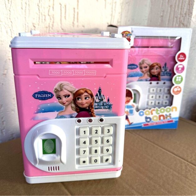 Детская электронная копилка - сейф с кодовым замком Frozen Холодное