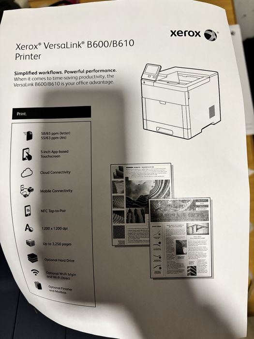 Impressora Laser Xerox VersaLink B600