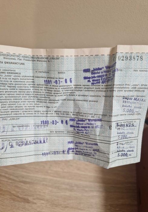 Zabytkowy zegar z kukułką Majak z r. 1989