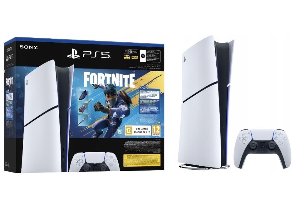 PlayStation 5 Slim Digital 825GB Fortnite – NOWA zaplombowana