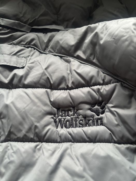 Szara damska kurtka pikowana Jack Wolfskin Rozmiar M